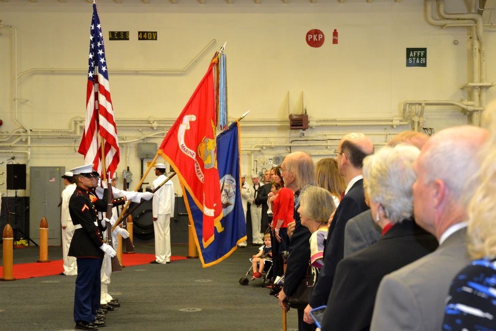 USS America change of command