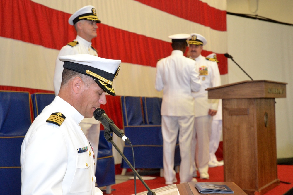 USS America change of command