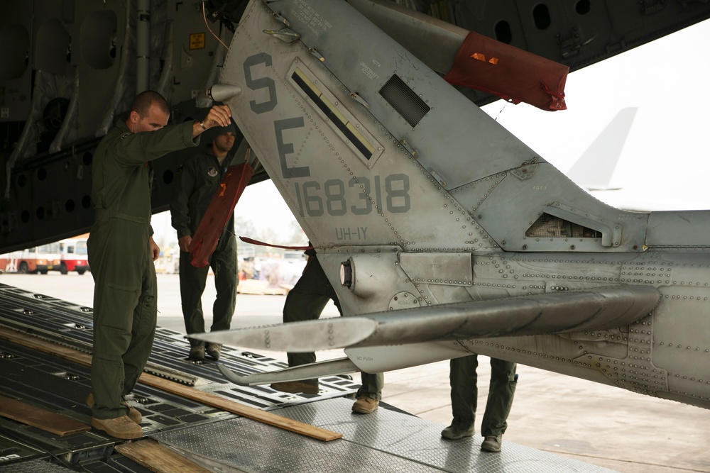 Marines continue to bring aid to the country of Nepal