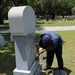 Marines, community volunteers at Beaufort Memorial Cemetery