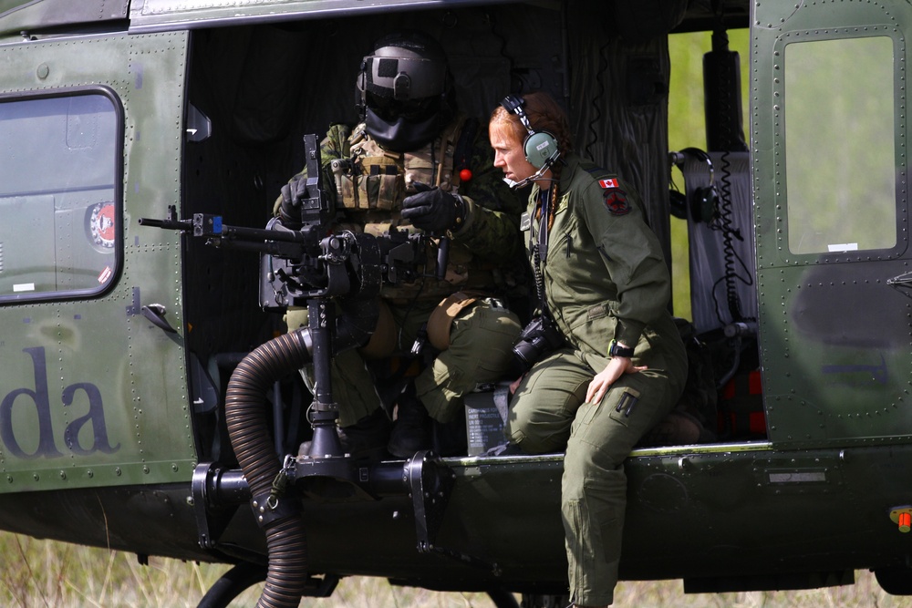 1st ANGLICO, Canadian Armed Forces call down lightning from the sky