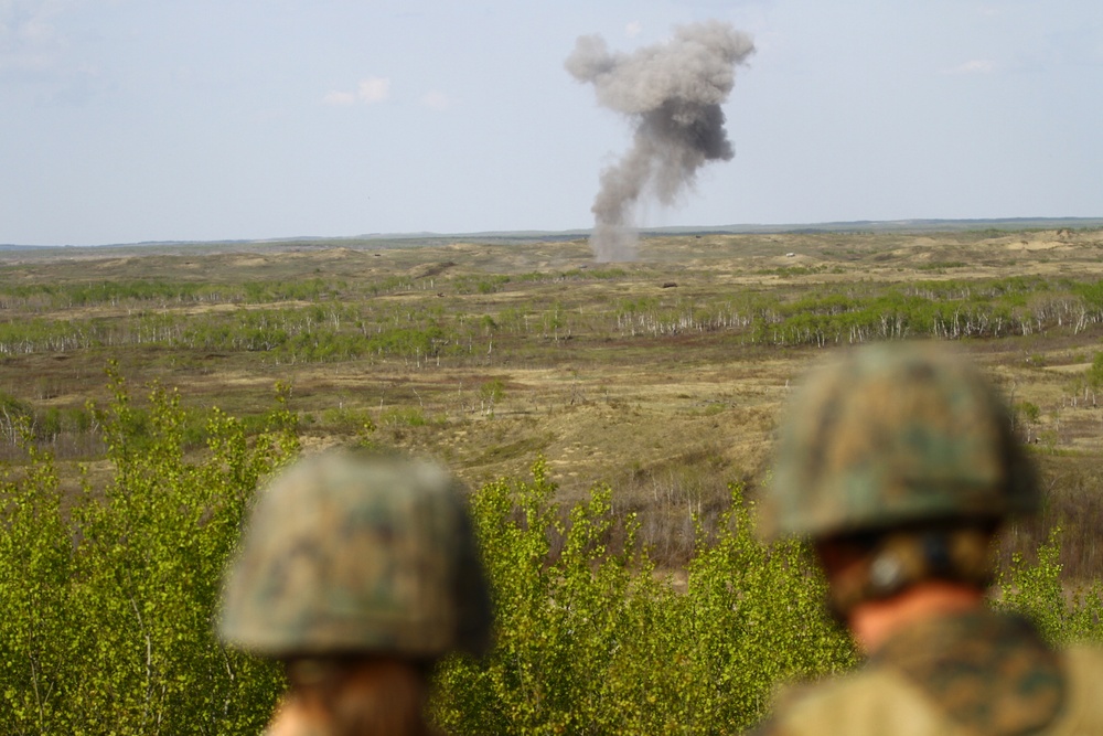 1st ANGLICO, Canadian Armed Forces call down lightning from the sky