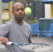 Sailors and Marines attend a tennis clinic with local professionals for Fleet Week Port Everglades