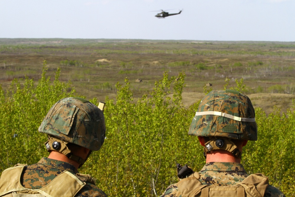 1st ANGLICO, Canadian Armed Forces call down lightning from the sky