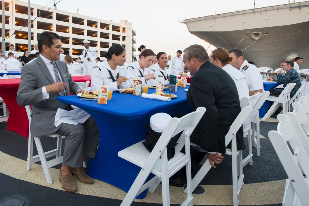 'Mr. Food Test Kitchen' films a show aboard USS Cole