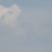 World War II era planes fly over Washington, DC, seen from Arlington National Cemetery