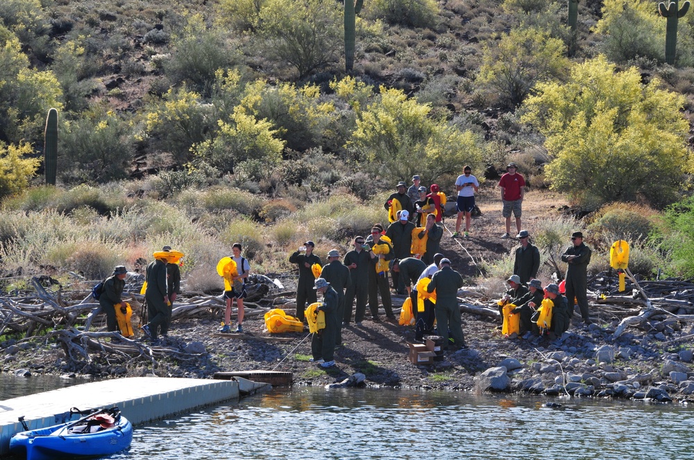 Arizona’s tanker aircrews test water survival skills