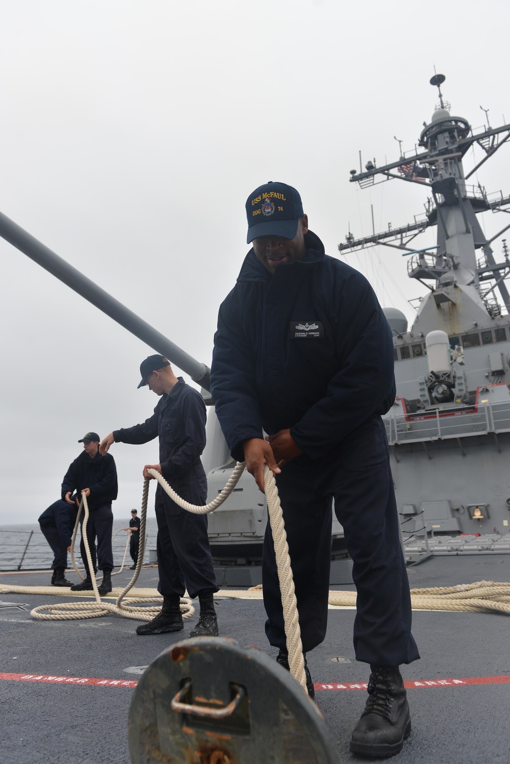 USS McFaul visits Ponta Delgada, Portugal