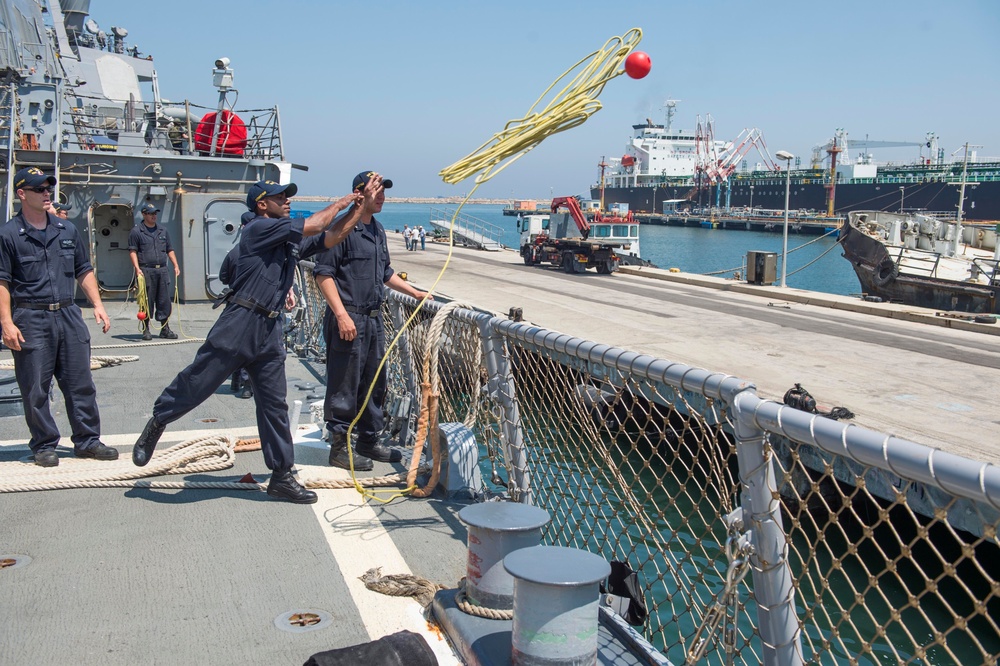 USS Laboon visits Haifa, Israel