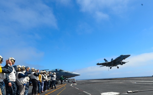 USS John C. Stennis distinguished visitors tour