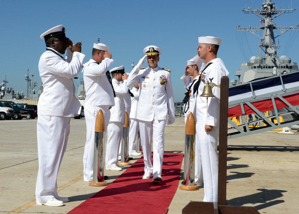 USS Taylor decommissioning ceremony