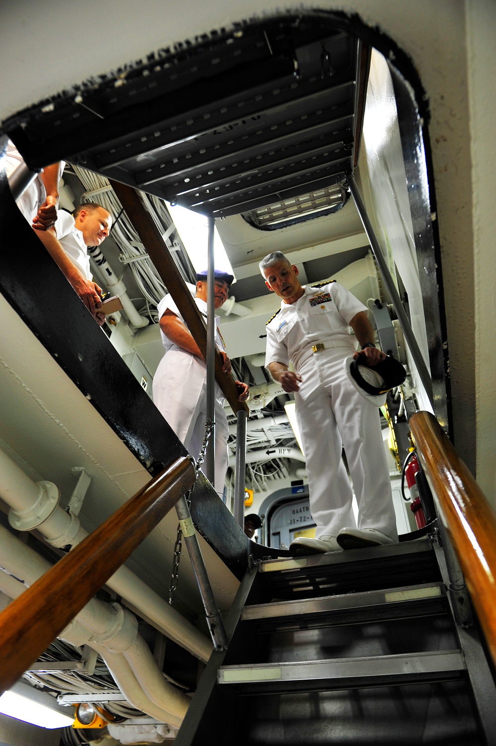 USS Blue Ridge tour