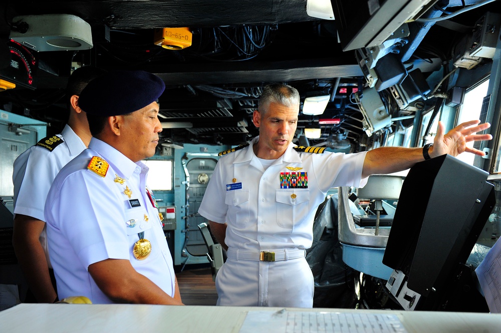 USS Blue Ridge tour