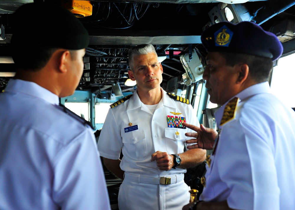 USS Blue Ridge tour