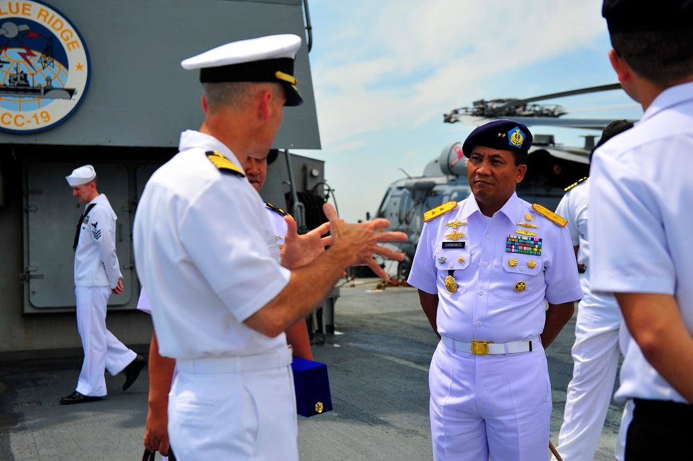 USS Blue Ridge tour