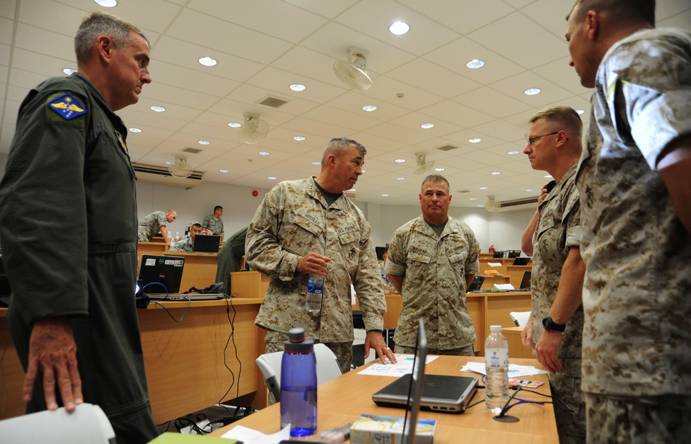 Joint forces support operations in Nepal