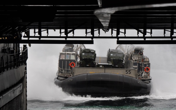 USS Oak Hill operations