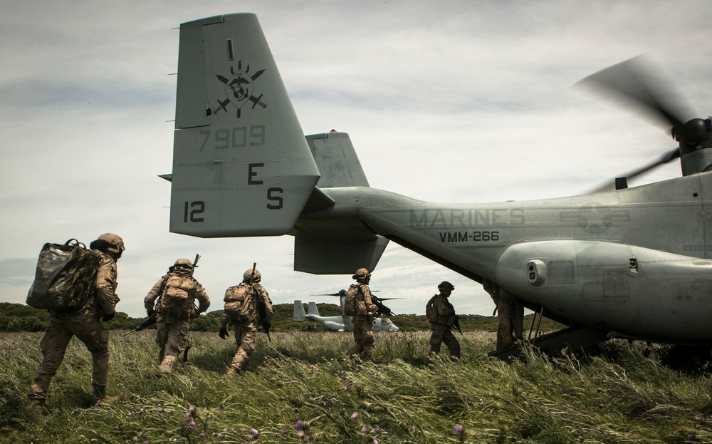 Platoon Assault: U.S. Marines team up with Spanish for live-fire training