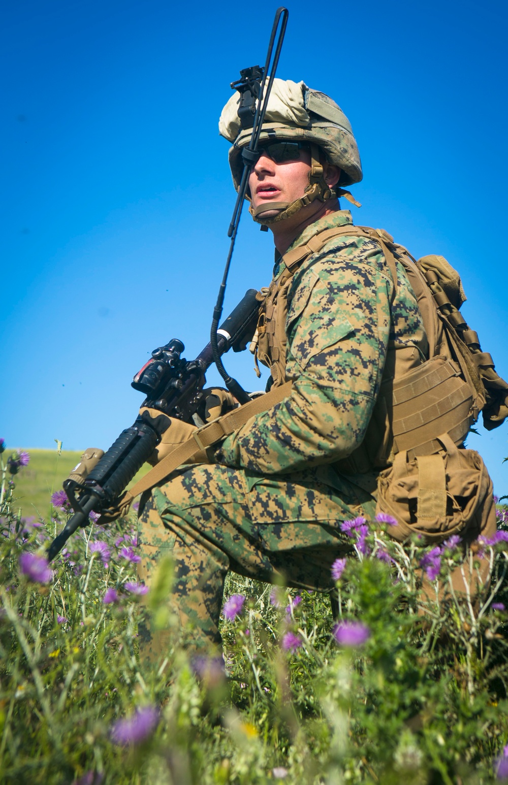 Platoon Assault: U.S. Marines team up with Spanish for live-fire training