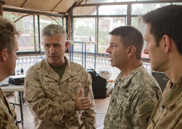 Royal service members visit JTF 505 command center