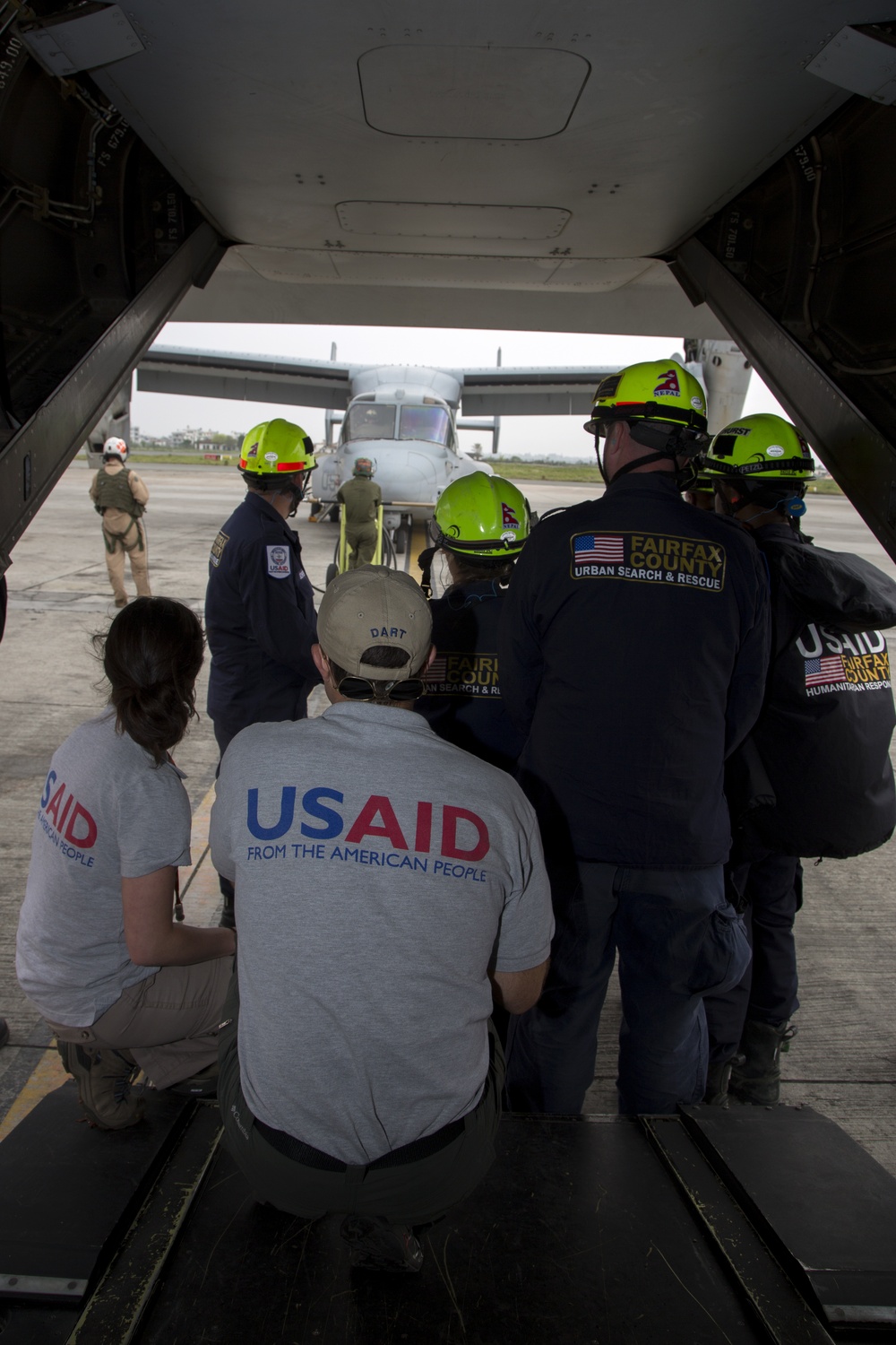 US Forces work alongside partner nations to deliver supplies to Nepal