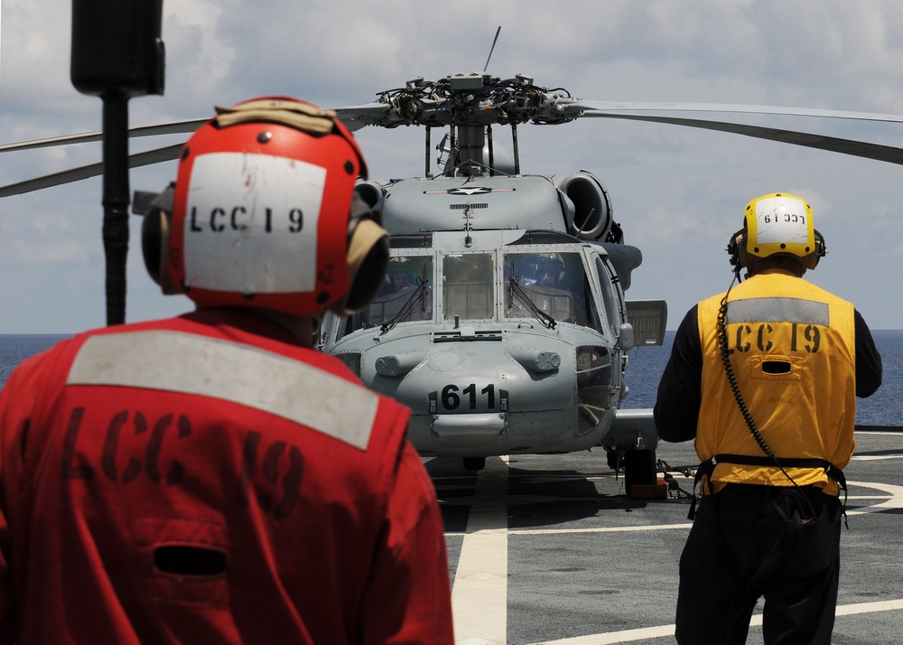 USS Blue Ridge operations