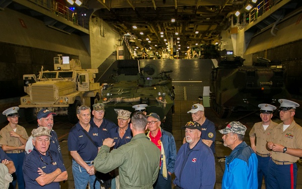 Disabled American Veterans tour USS Wasp