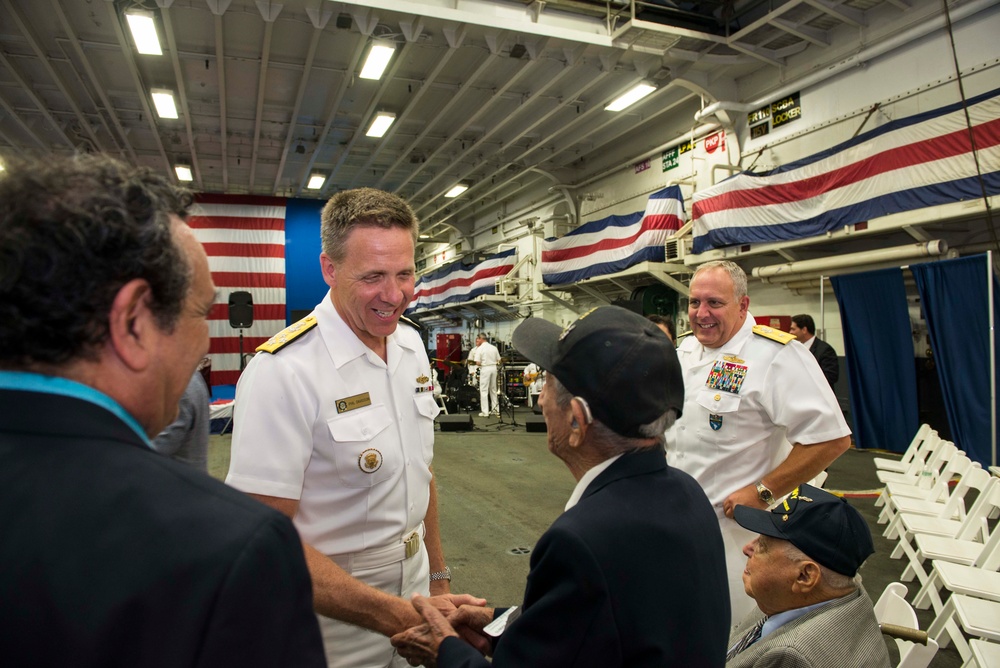 Adm. Davidson visits USS Wasp during Fleet Week Port Everglades