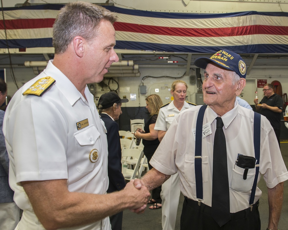 Adm. Davidson visits USS Wasp during Fleet Week Port Everglades