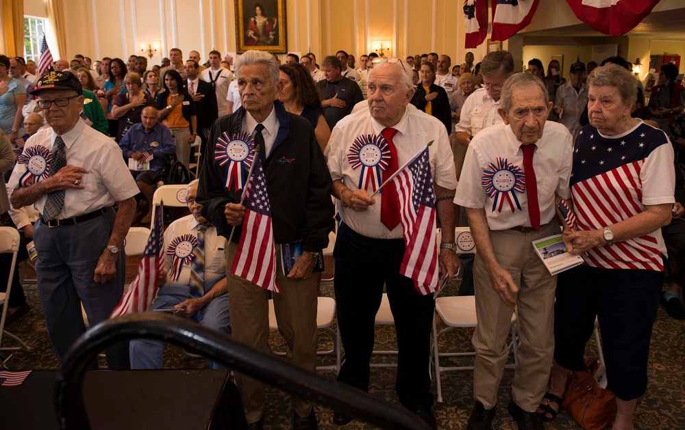 Modern heroes salute veterans as part of Fleet Week Port Everglades