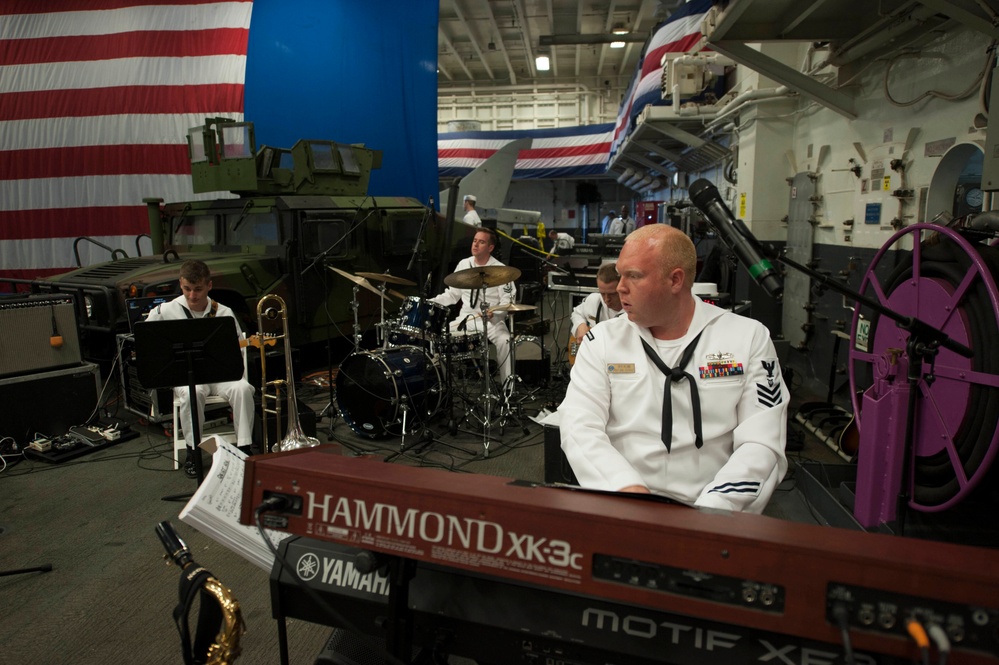 Fleet Week Port Everglades gala aboard Wasp