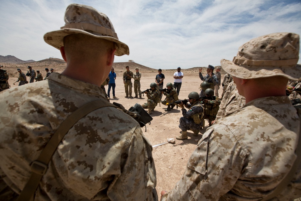 Eager Lion 2015: Jordanian, U.S., British Militaries Conduct Urban Combat Training