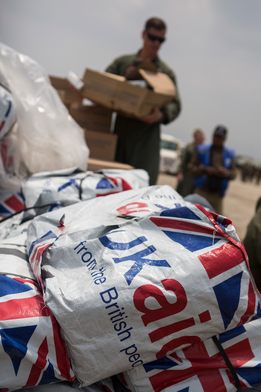 Nepalese and JTF 505 combine to deliver aid