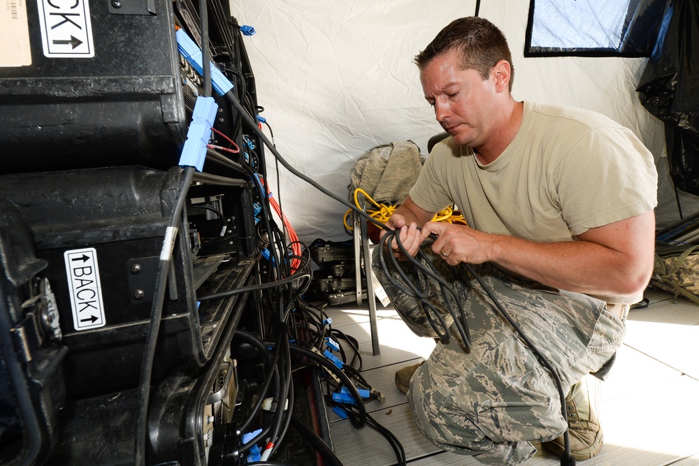 283rd Combat Communications Squadron provides communications link for Sentry Savannah exercise