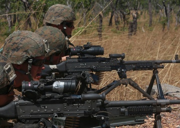 Marines training at Kangaroo Flats Training Area