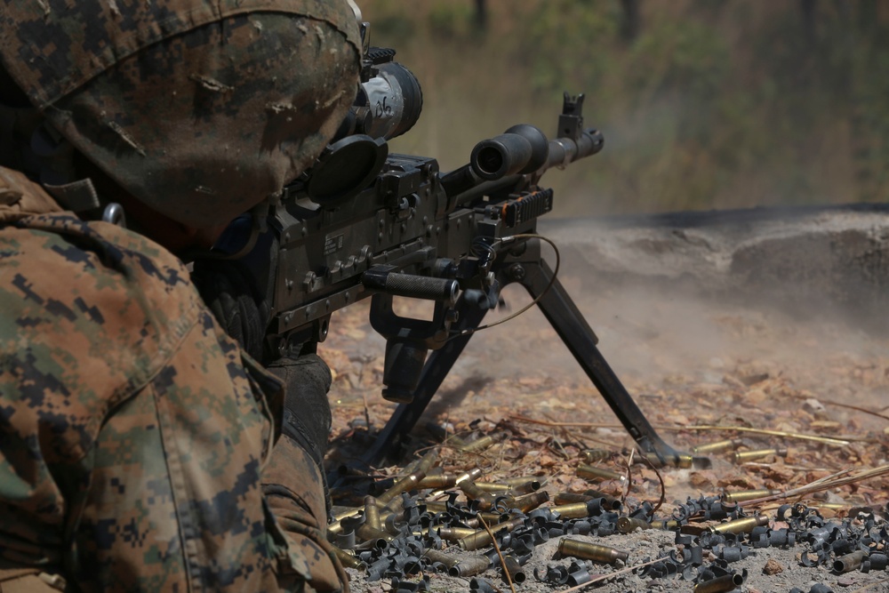 Marines training at Kangaroo Flats Training Area