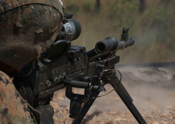 Marines training at Kangaroo Flats Training Area