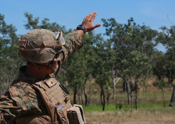 Marines training at Kangaroo Flats Training Area