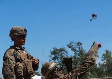 Marines training at Kangaroo Flats Training Area