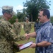 CRG-1 Det Guam Sailors receive President's Volunteer Service Award