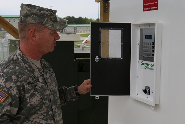 Virginia Guard switches on solar power at RTI
