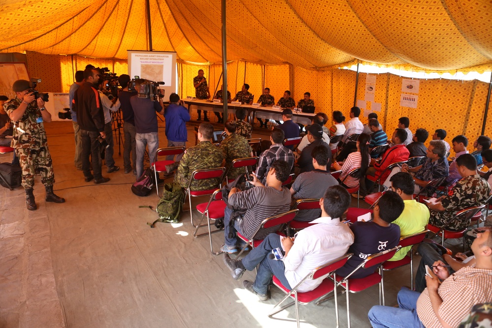 Nepal Army Press Conference