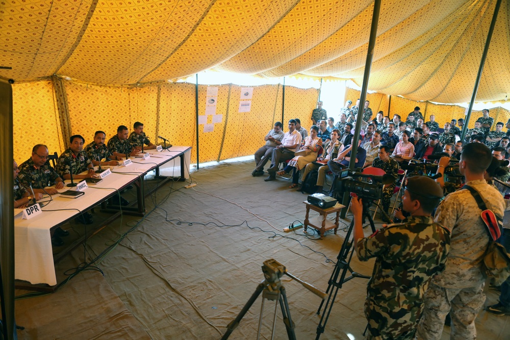 Nepal Army Press Conference