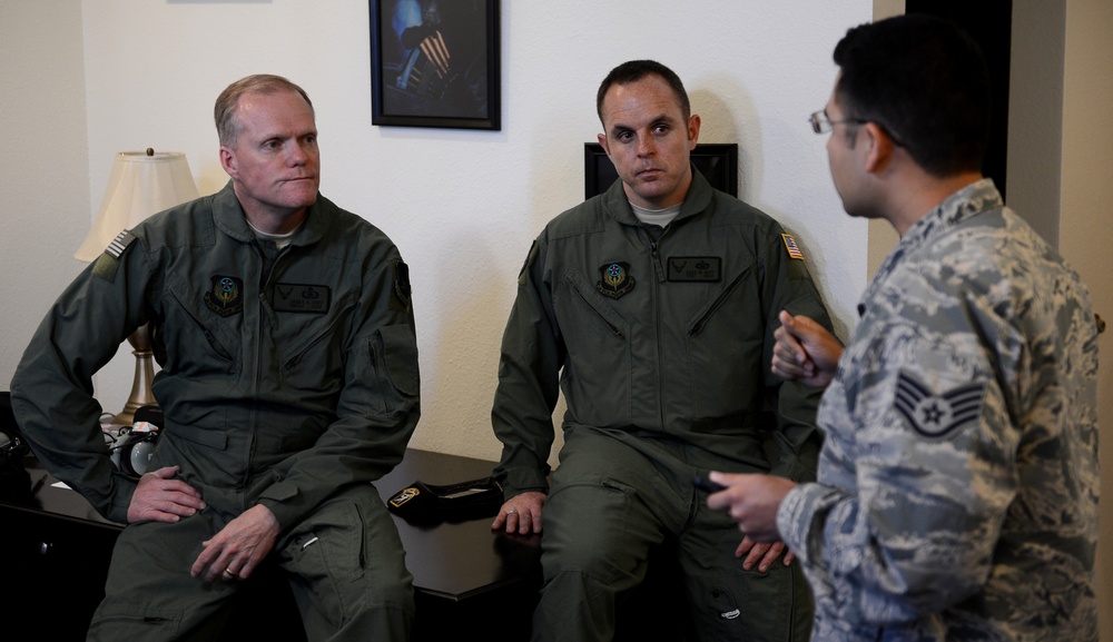 Chief Master Sergeant of the Air Force James Cody visit