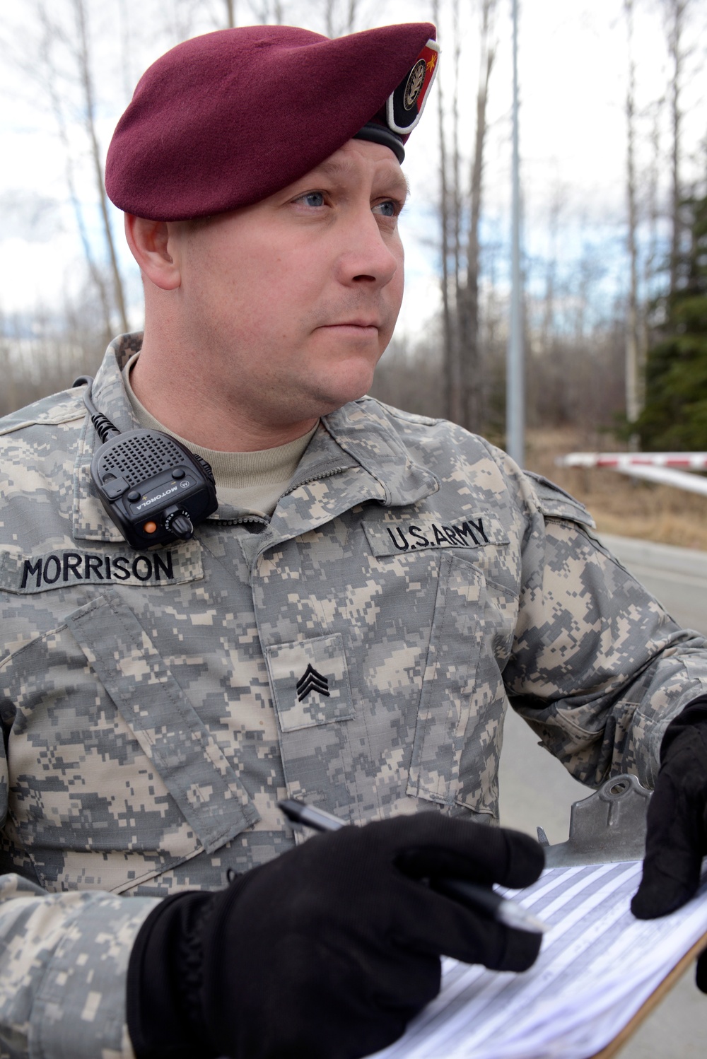 Military policeman lives to serve others