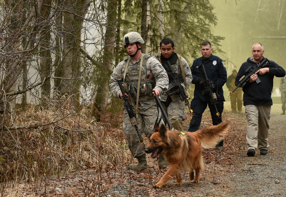 JBER Security Forces force-on-force training