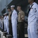 Marines, Sailors man the rails of USS Essex