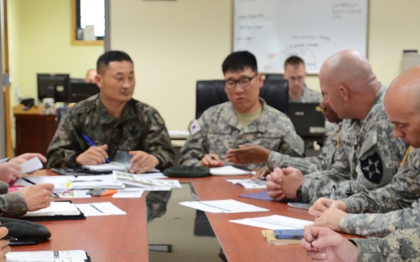 ROKA 16th Brigade staff visits 1st ABCT
