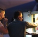 Jordanian and US maintenance crews perform pre-flight checks for the AC-130W Gunship at the Prince Hashim Royal Air Base
