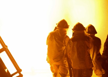 Marines, Australians extinguish controlled chemical fires